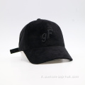 Cappo da baseball in pelle scamosciata dal logo ricamo personalizzato